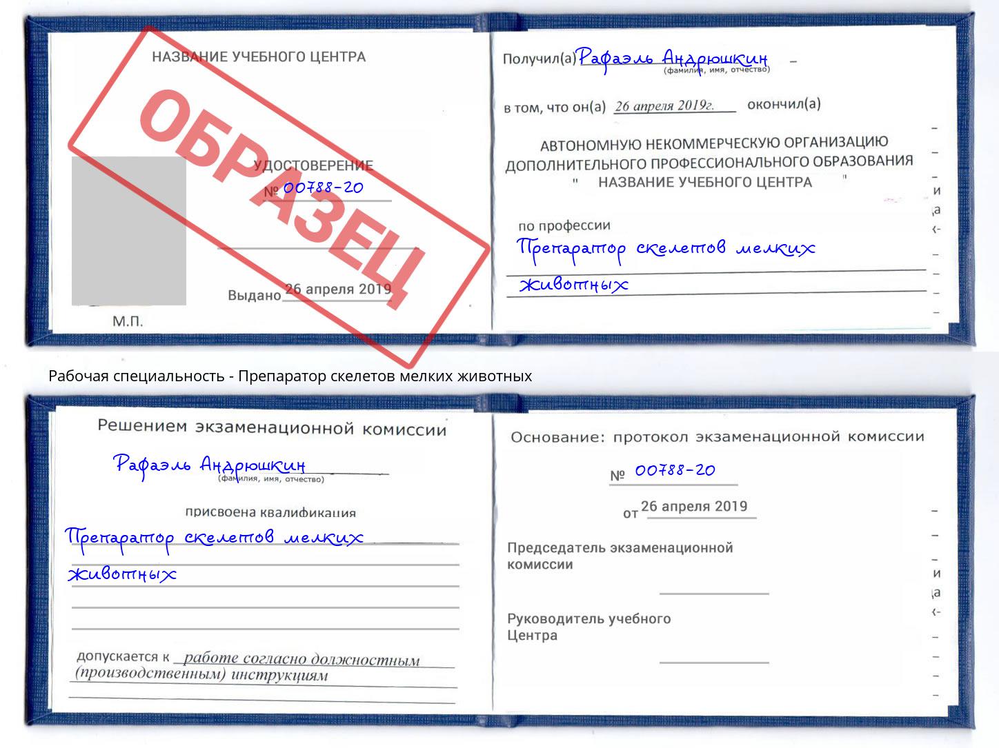 Препаратор скелетов мелких животных Шатура